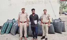 साढ़े सात क्विंटल डोडा चूरा की बड़ी खेप पकड़ी