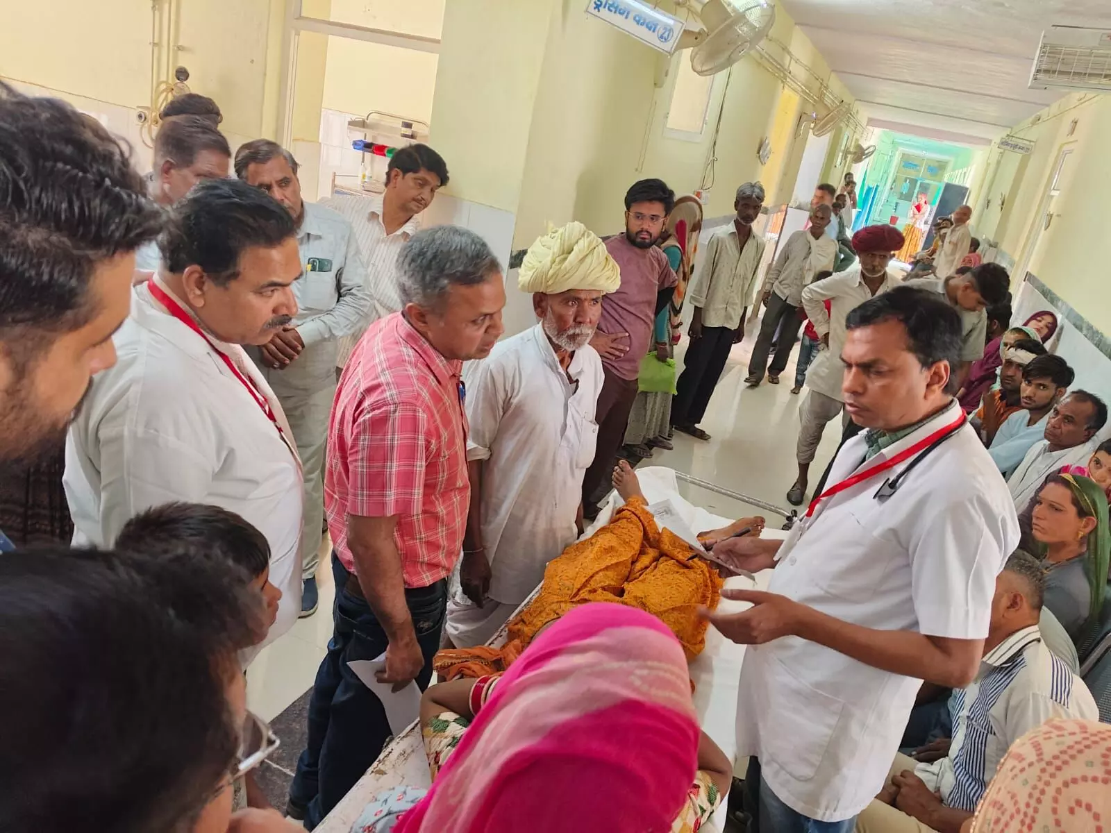 स्टेट नोडल अधिकारी डॉ. अग्रवाल ने किया सामुदायिक स्वास्थ्य केन्द्र, गुलाबपुरा का औचक निरीक्षण