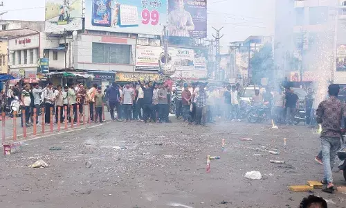 ऑपरेशन सिंदूर की खुशी में भीलवाड़ा जमकर आतिशबाजी