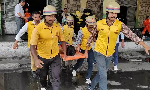 मॉक ड्रिल: जे. के. टायर फैक्ट्री में हादसे की सूचना पर प्रशासन ने परखी तैयारियां