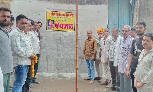 कोदूकोटा बस स्टैंड पर वाटर कूलर लगाया