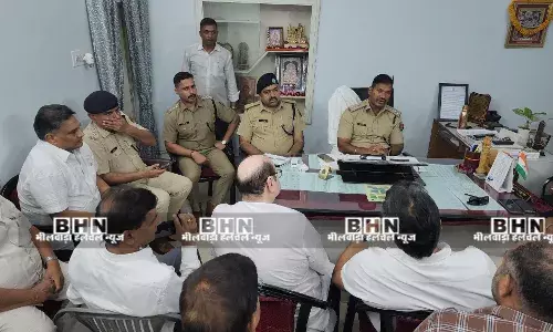 मार्केट एसोसिएशन के साथ पुलिस की मीटिंग में लिया निर्णय