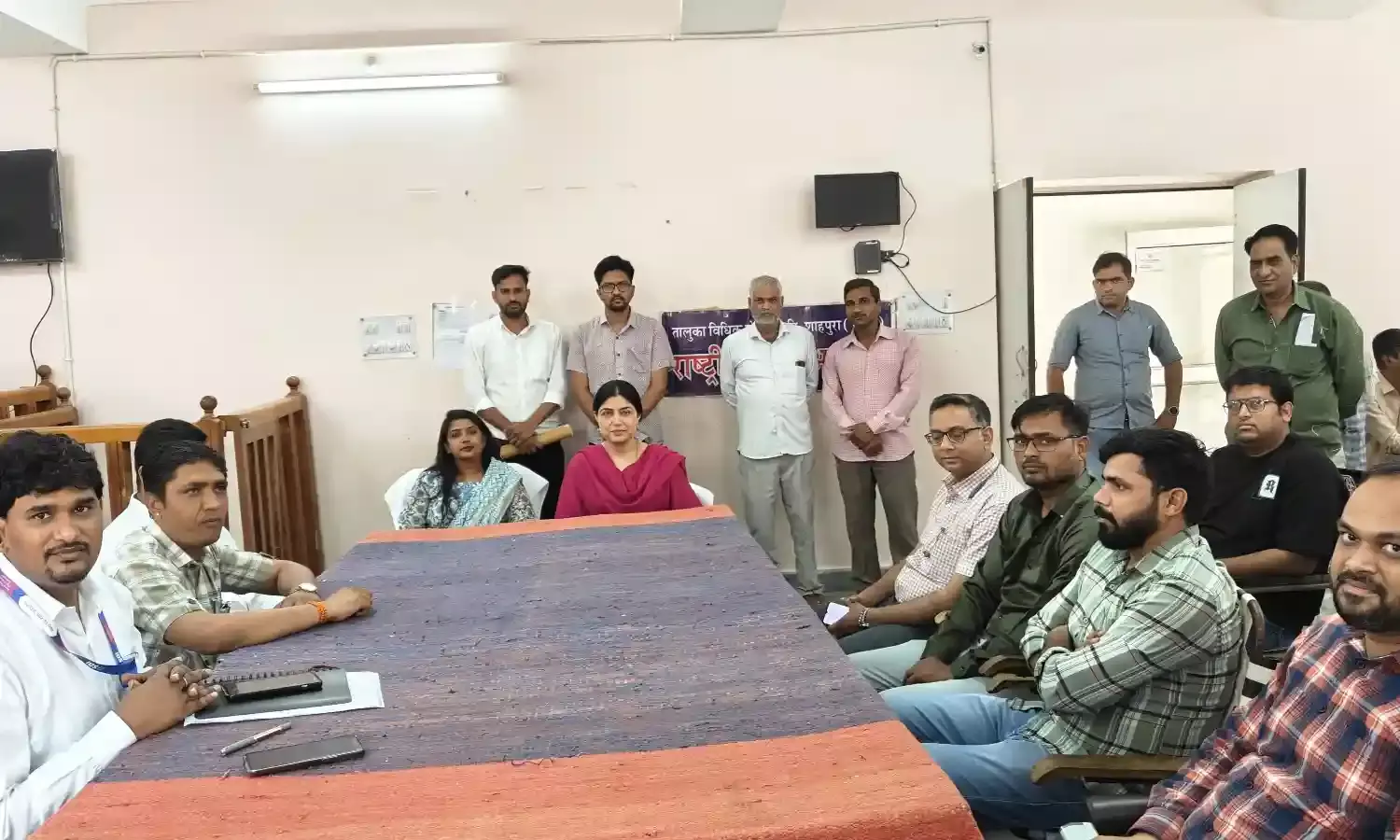 राष्ट्रीय लोक अदालत में 44 न्यायिक प्रकरणों का आपसी सहमति से किया निस्तारण