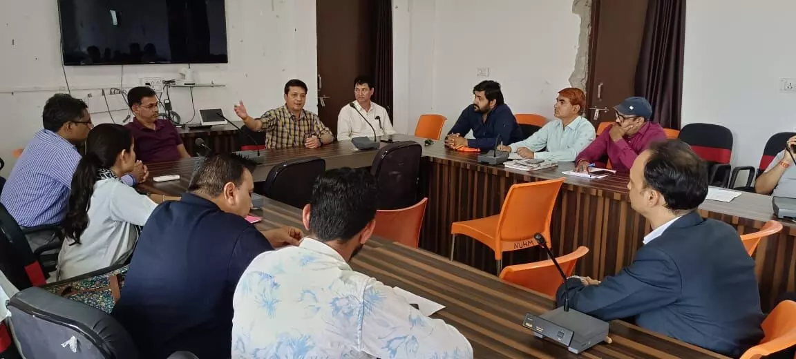 आपदा में समुचित मात्रा में रक्त उपलब्धता हेतु बैठक आपदा में समुचित मात्रा में रक्त उपलब्धता हेतु बैठक