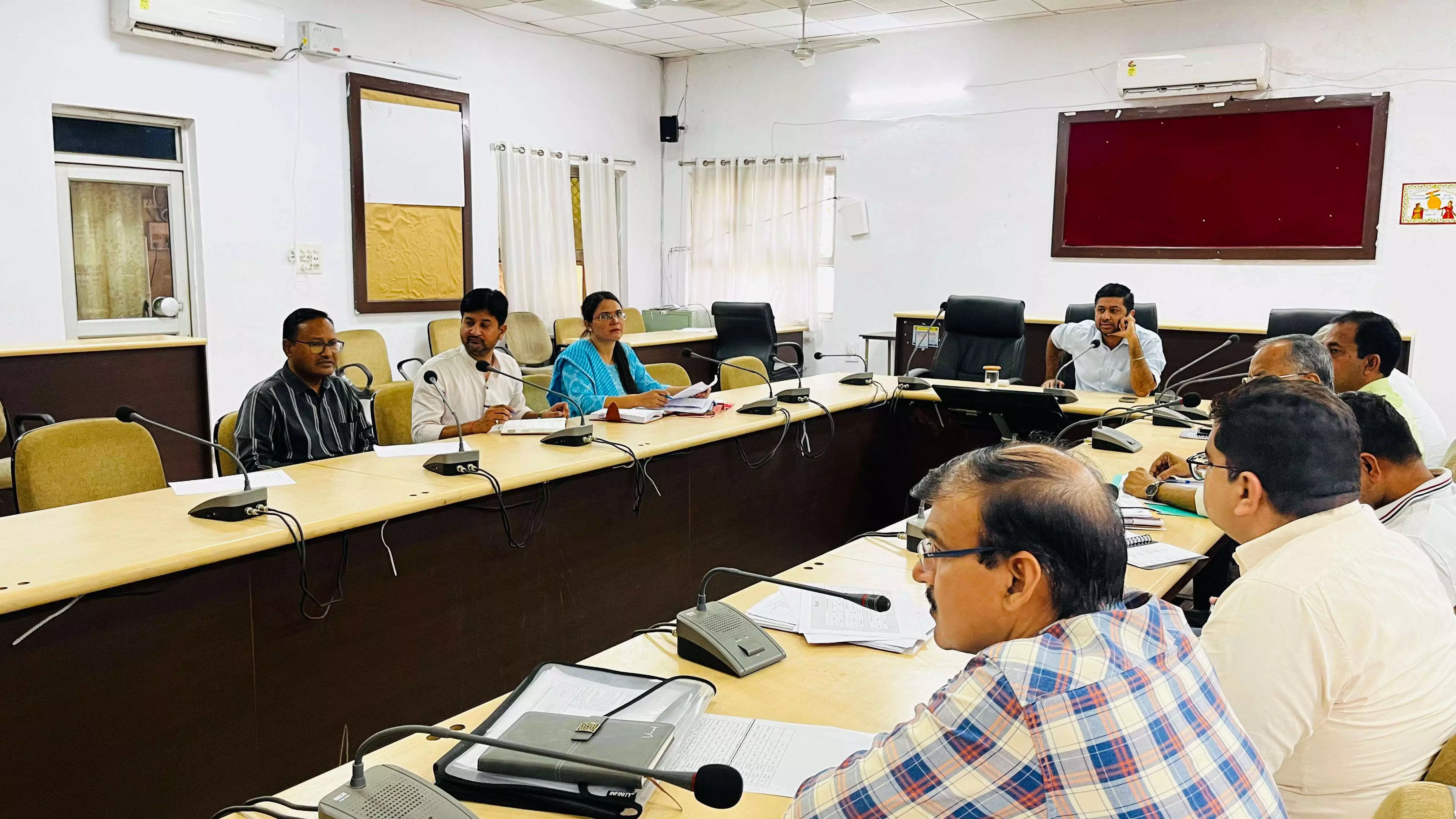 भीलवाड़ा में सबको बीमा अभियान 2047 की मासिक बैठक