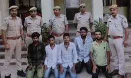 अपहरण करके फिरौती की मांग करने वाले पांच आरोपी गिरफ्तार