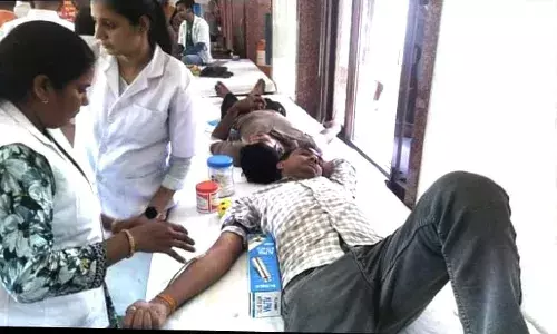 101 यूनिट किया रक्तदान