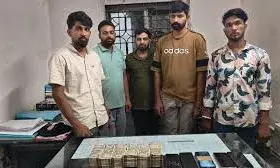 राजस्थान के बाड़मेर में छिपे थे लुटेरे, 5 गिरफ्तार; जब्त किए 15 लाख