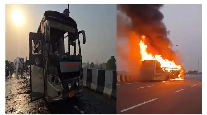 दो बच्चों समेत पांच की जिंदा जलने से मौत