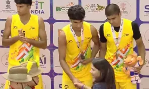 खेलो इंडिया बास्केटबॉल में शाहपुरा के मोहम्मद रजा ने जीता रजत पदक