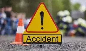 तेज रफ्तार डम्पर ने व्यापारी को रौंदा, मौके पर मौत; चालक फरार