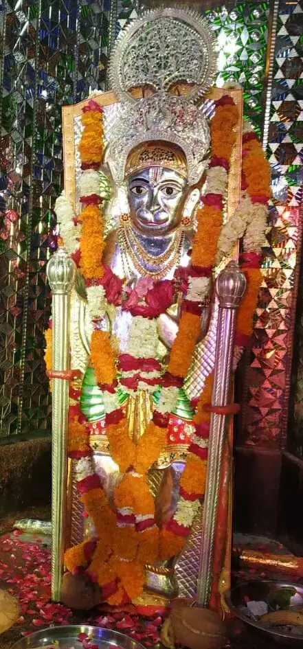 चंवरा के हनुमानजी मन्दिर निर्माण की प्रगति पर चर्चा,  आय व्यय का विवरण प्रस्तुत