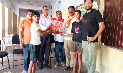 लाडपुरा में छात्रों को ग्रीष्म कालीन बास्केटबॉल एवं बैडमिंटन शिविर का आयोजन