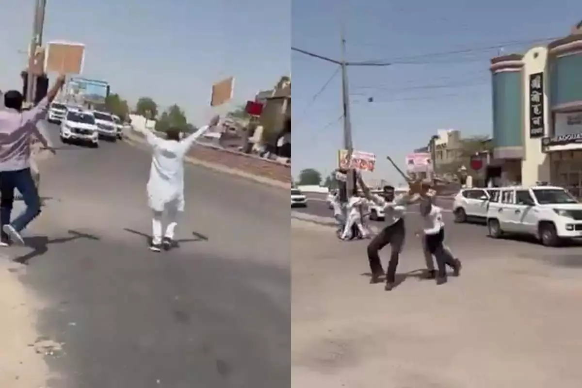 सीकर के बाद बीकानेर में CM भजनलाल की सुरक्षा में बड़ी चूक, काफिले में घुसे कई युवक; लगाए नारे सीकर के बाद बीकानेर में CM भजनलाल की सुरक्षा में बड़ी चूक, काफिले में घुसे कई युवक; लगाए नारे