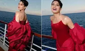 जैकलीन फर्नांडीस ने कान्स फिल्म फेस्टिबल में बिखेरा जलवा