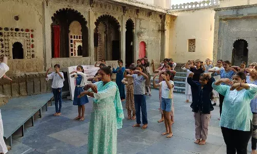 बागोर की हवेली में घूमर कार्यशाला प्रारंभ