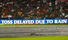 केकेआर-आरसीबी मैच के टॉस में देरी