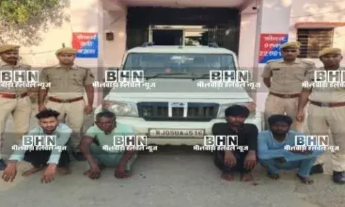 पेट्रौल पम्प पर डकैती की योजना बनाते चार आरोपी गिरफ्तार