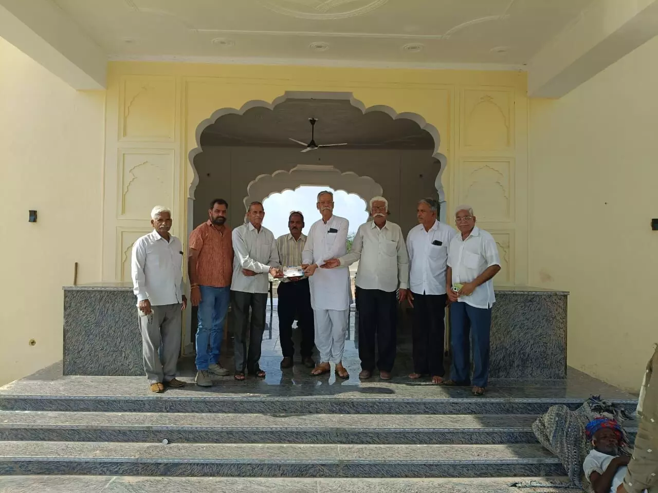 श्री राजपूत धर्मशाला धनोप में मीटिंग का आयोजन