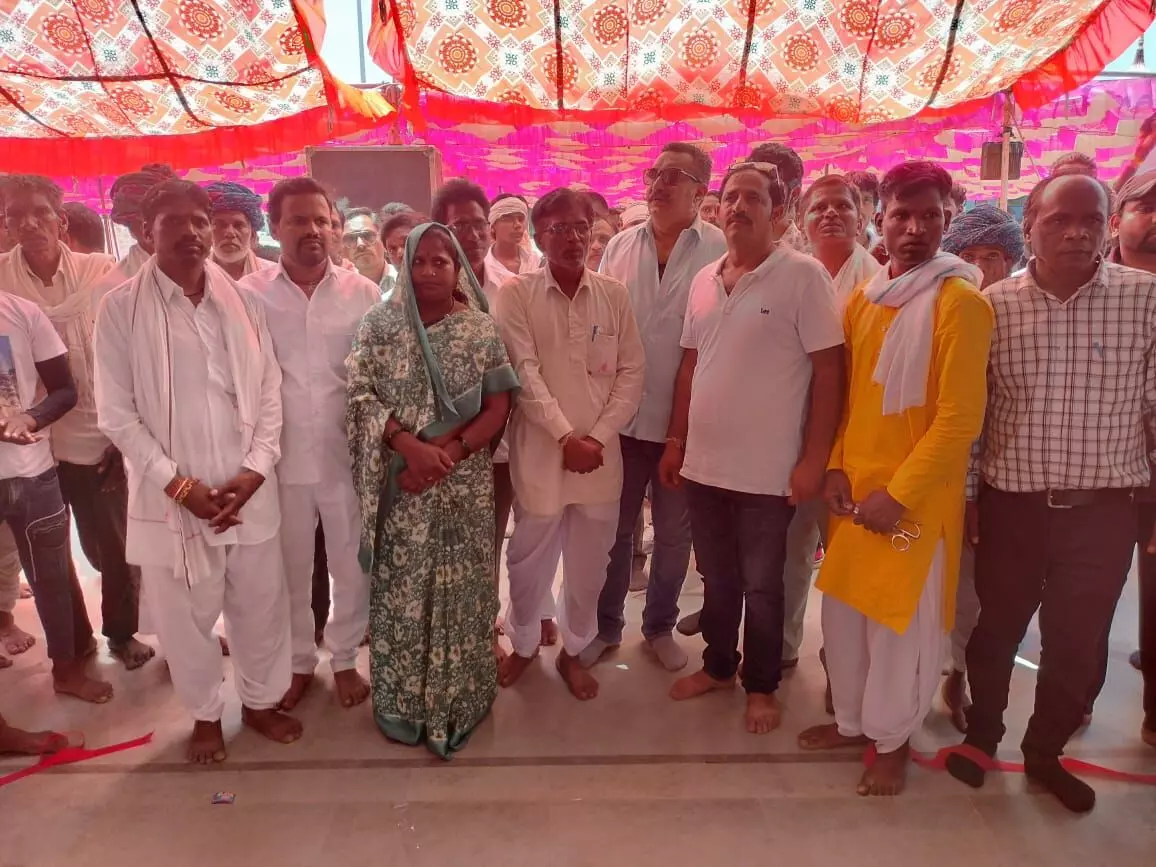 भील समाज की सराय का हुआ उद्घाटन भील समाज की सराय का हुआ उद्घाटन