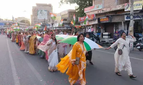 भीलवाड़ा में सेना के सम्मान में निकाली गई तिरंगा यात्रा, पाकिस्तान मुर्दाबाद के लगे नारे