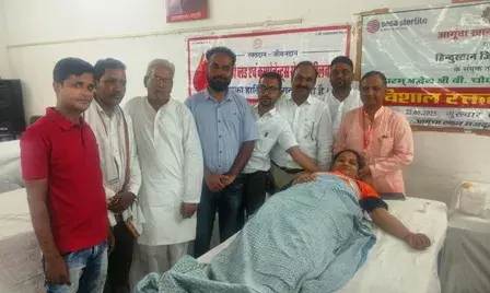 श्रमि‍क नेता  चौधरी की पुण्‍यति‍थ‍ि पर 212 यूनिट रक्तदान
