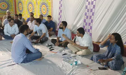 जिला कलक्टर नमित मेहता ने गौराणा में जमी चौपाल, सुनी ग्रामीणों की परिवेदनाएं