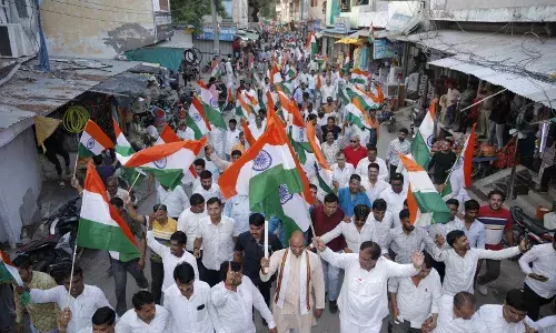 वीर सेनिको के सम्मान में निम्बाहेड़ा हुआ तिरंगामय
