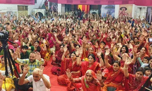 भागवत कथा में कृष्ण रुक्मणि विवाह प्रसंग सुनाया