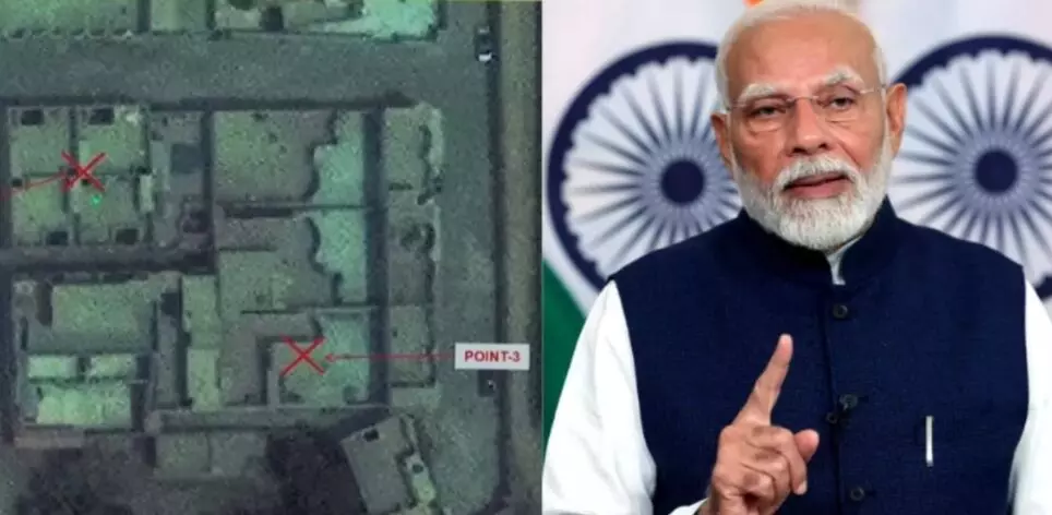 ऑपरेशन सिंदूर का जिक्र और आतंकी ठिकानों की तबाही की दिखाई तस्वीर ऑपरेशन सिंदूर का जिक्र और आतंकी ठिकानों की तबाही की दिखाई तस्वीर