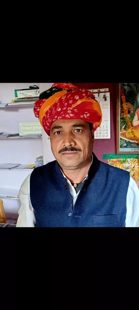 बागोर भाजपा मंडल के उपाध्यक्ष बने पत्रकार शर्मा बागोर भाजपा मंडल के उपाध्यक्ष बने पत्रकार शर्मा
