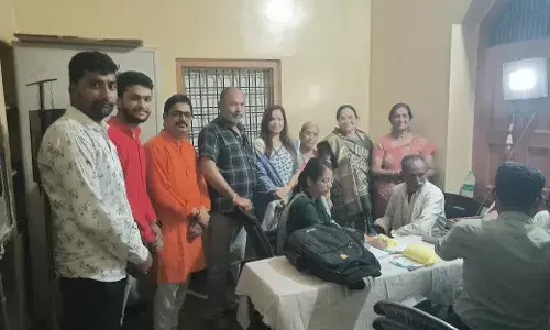 भगवानपुरा में 163 लोगों की नेत्र जांच,