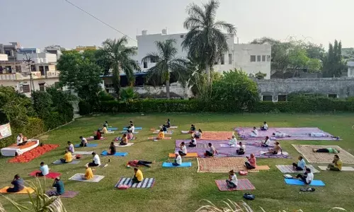 जोश एवं हुँकार के साथ हुआ योगाभ्यास"