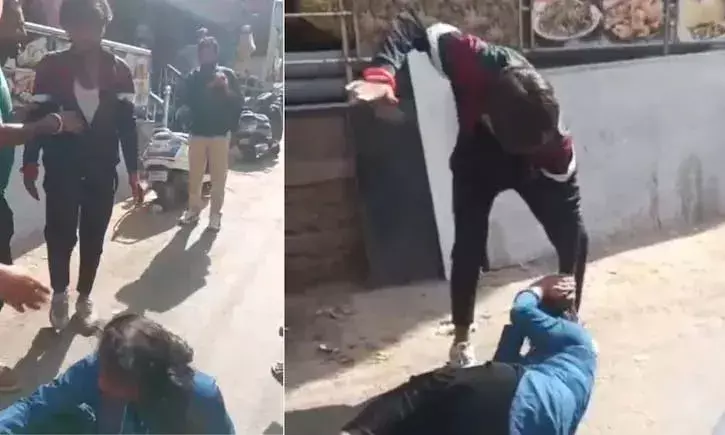 ई-रिक्शा चालक ने युवती के साथ की बेरहमी से मारपीट, बाल पकड़कर सड़क पर घसीटा