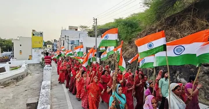 मांडलगढ़ में सिंदूर शौर्य तिरंगा रैली निकाल नारी शक्ति ने दिखाया जोश मांडलगढ़ में सिंदूर शौर्य तिरंगा रैली निकाल नारी शक्ति ने दिखाया जोश
