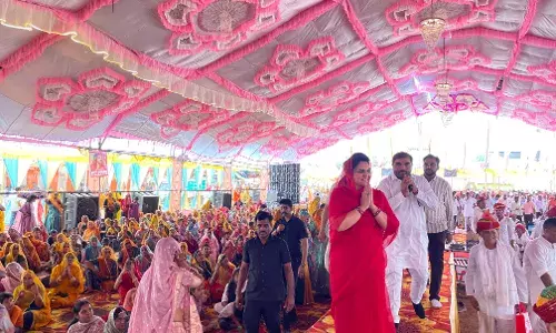 सांसद  महिमा कुमारी मेवाड़ ने  आईमाता मंदिर के प्राणप्रतिष्ठा समारोह में लिया भाग