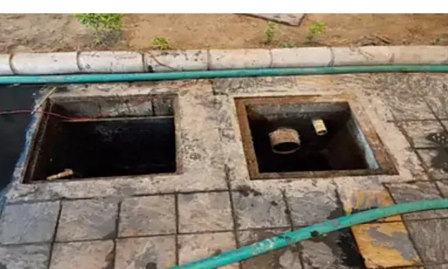 मजदूरों को सेप्टिक टैंक में उतारा, जहरीली गैस से दम घुटा, चार की मौत