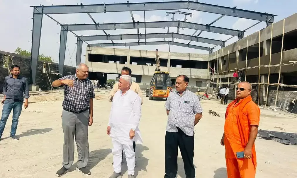 सांसद अग्रवाल ने किया हमीरगढ हवाई पट्टी फ़्लाइंग स्कूल का निरीक्षण