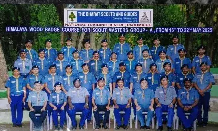 गाइडर सात्विका शर्मा का किया सम्मान, राष्ट्रीय स्तरीय हिमालय वुड बैज कोर्स में की सहभागिता