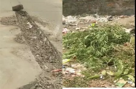 भीलवाड़ा में टूटी सड़क: दुर्घटनाओं का खतरा, आप नेता ने उठाए सवाल भीलवाड़ा में टूटी सड़क: दुर्घटनाओं का खतरा, आप नेता ने उठाए सवाल