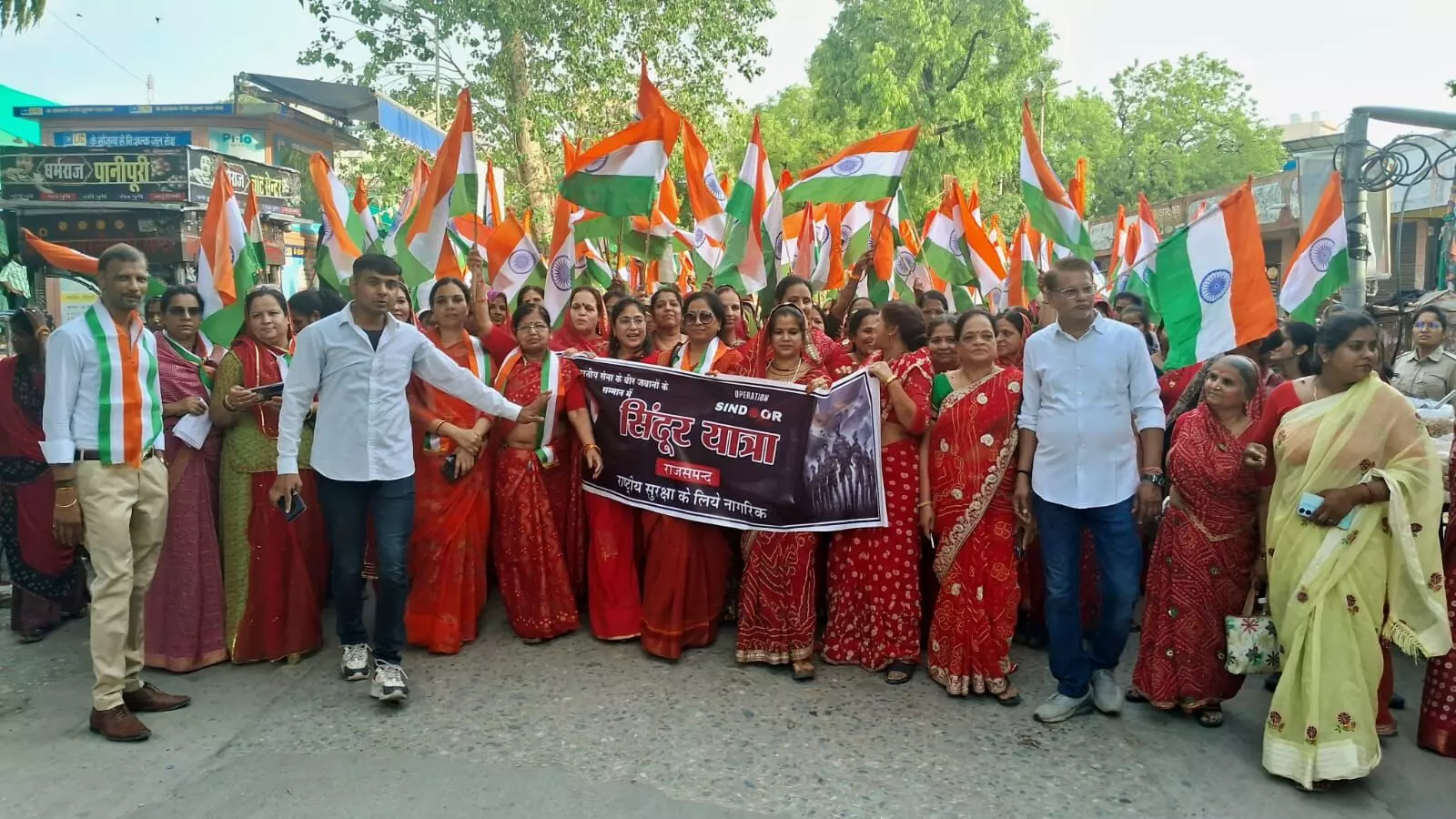 भारत माता के जयकारों से गुंजा नाथद्वारा शहर भारत माता के जयकारों से गुंजा नाथद्वारा शहर