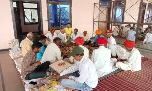 श्री बाण माता शक्ति पीठ पर दान पात्र खोला