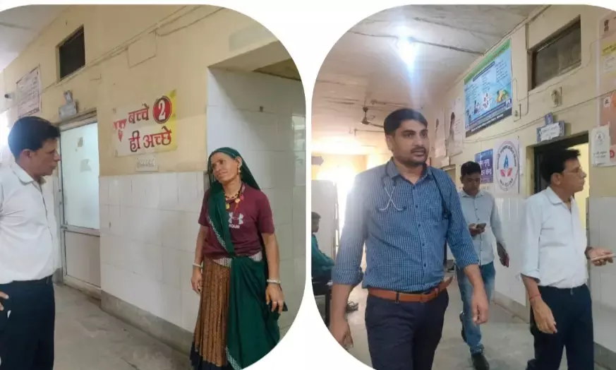 एसडीएम व्यास ने किया औचक निरीक्षण, समाज सेवा शिविर और ओआरएस काउंटर लगाने के लिए निर्देश