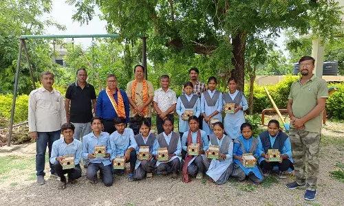 खारवा विद्यालय में एनएसएस शिविर का समापन