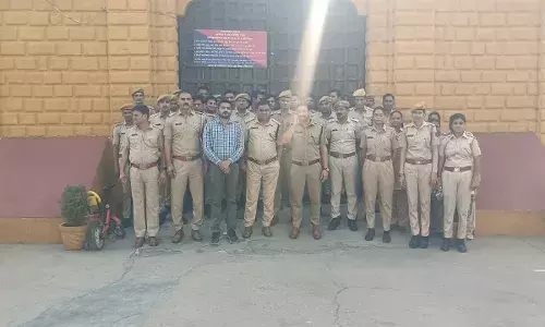 जिला कारागृह भीलवाड़ा में स्थानीय पुलिस प्रशासन द्वारा आकस्मिक सघन तलाशी