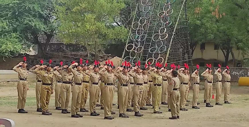 एनसीसी सीएटीसी शिविर का शुभारंभ एनसीसी सीएटीसी शिविर का शुभारंभ