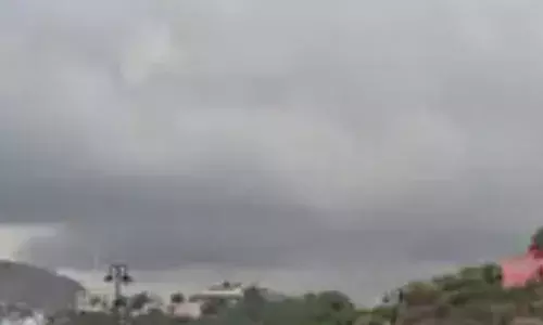 भीलवाड़ा में ठंडी हवा के साथ  तेज बारिश:सुबह से  छाए थे बादल