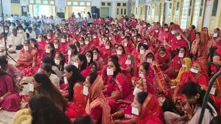 महासती डॉ कुमुदलता का अहिंसा रैली के साथ आसींद में मंगल प्रवेश