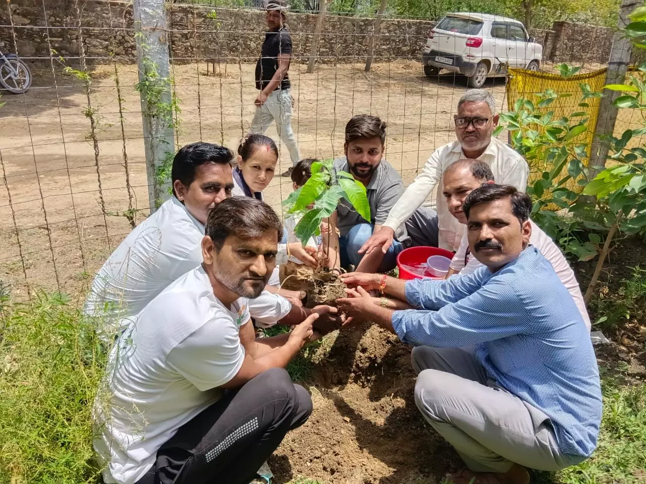 विश्व पर्यावरण दिवस पर वृक्षारोपण किया