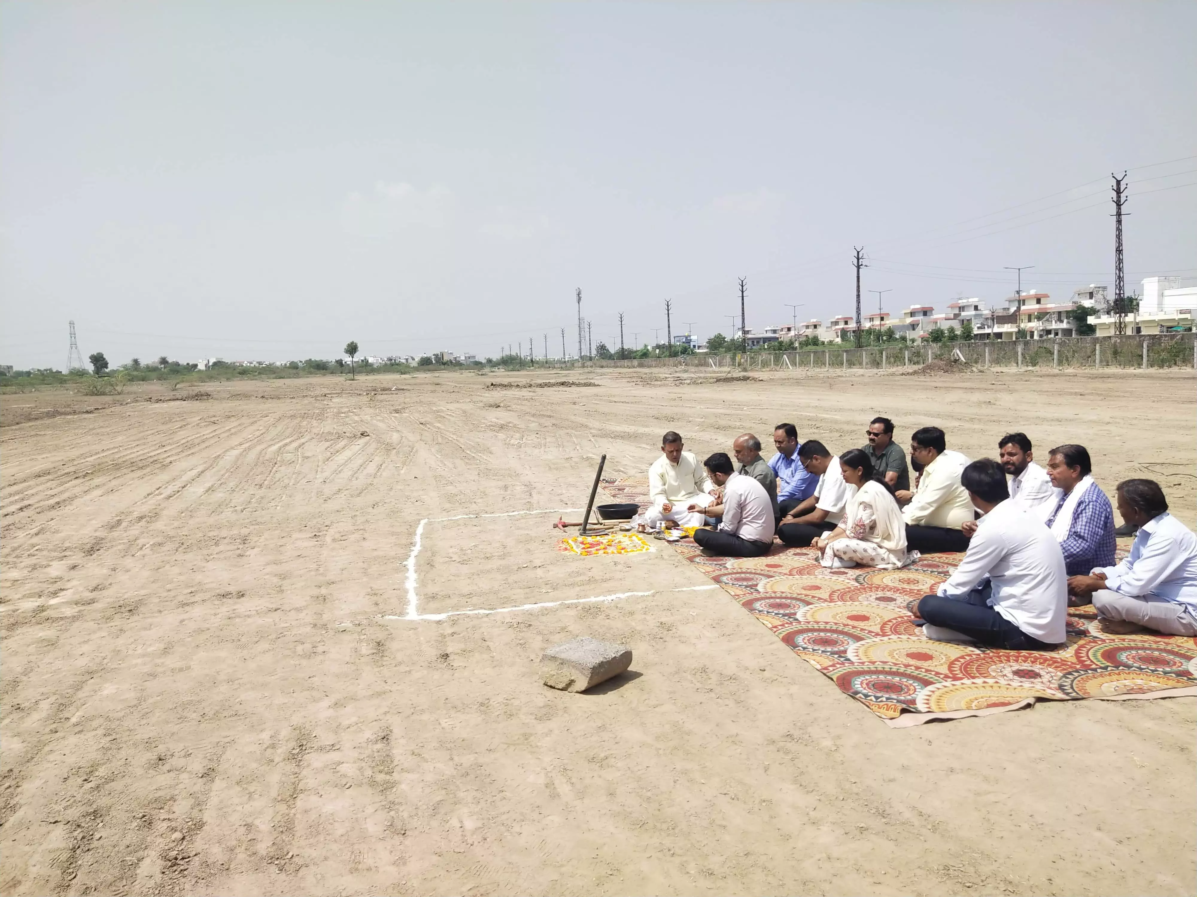 पटेल नगर विस्तार योजना में ’महात्मा गांधी नगर वन’ एवं मानसरोवर झील सौंदर्यकरण कार्यों का भूमि पूजन